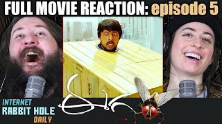 EEGA  Telugu  FULL MOVIE REACTION  episode 5  irh daily [upl. by Wong]