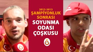 20122013 Sezonu Şampiyonluk Sonrası Soyunma Odası  Galatasaray [upl. by Gotthard]