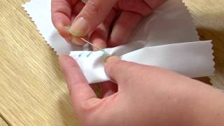 How to do a Hem Stitch  Sewing Quarter Stitch Tutorials [upl. by Breanne428]