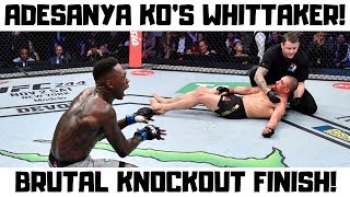 Robert Whittaker vs Israel Adesanya Full Fight Reaction and Breakdown  UFC 243 Event Recap [upl. by Itsirk963]