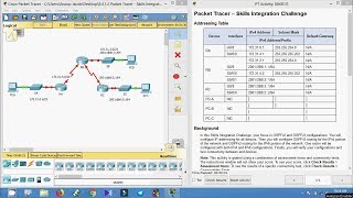 8412 Packet Tracer  Skills Integration Challenge [upl. by Elise446]