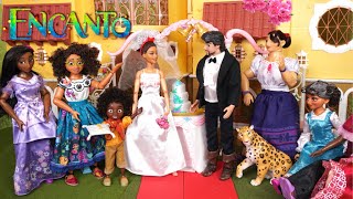 Disney Encanto Family  Mirabel Doll Wedding Story [upl. by Neimad354]