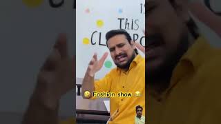 Class fashion show 😂😂trending viral ytshorts comedy shortvideo school trendingvideo [upl. by Asilam]