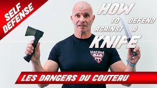 COMMENT FAIRE FACE À UNE ATTAQUE AU COUTEAU   How to Defend Against a Knife Attack [upl. by Ydarb]