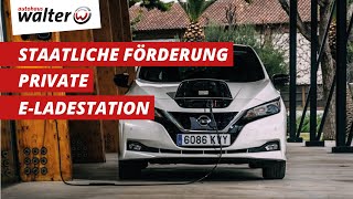 Förderung der Wallbox fürs Zuhause  die eigene Elektroauto Ladestation [upl. by Egwin]