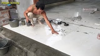 How To Install Floor Tile  Using Ceramic Tiles [upl. by Lerual]