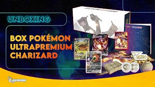 UNBOXING POKEMON TCG – CAIXA ULTRA PREMIUM – CHARIZARD GIGANTAMAX [upl. by Dnomde368]