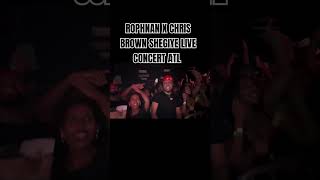 ROPHNAN FT CHRIS BROWN SHEGIYE LIVE CONCERT ATL chrisbrown rophnan jahnny habesha youtube fyp [upl. by Clifton987]