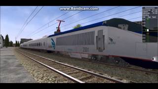 MSTS OR Acela Express auf der Tutorial Strecke [upl. by Baoj]