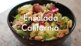 Ensalada California estilo Foster´s Hollywood  Recetas de Cocina ✅ [upl. by Lleder606]