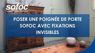 Poser une poignée de porte SOFOC avec fixations invisibles [upl. by Enilauqcaj]