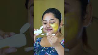 Tired of dull skin This Diwali get the glow back in 15 mins shorts viral goldfacialathome [upl. by Aicsile324]