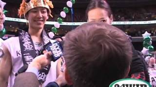 Takeru Kobayashi at Wing Bowl 20 [upl. by Ayalahs387]