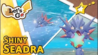 LIVE Shiny Seadra after a 34 Catch Combo on Route 12 Pokemon LGPE [upl. by Brandwein]