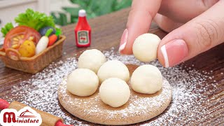 Making Miniature Pepperoni Pizza in Small Kitchen Set  ASMR Fast Food Miniature Cooking [upl. by Eneluqcaj]