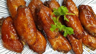 Very Easy Oven Baked Honey Soy Chicken Wings 蜜烤鸡翅 [upl. by Iad65]