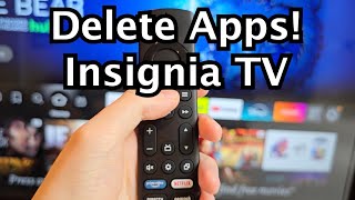 Insignia TV How to Delete Apps [upl. by Telrats]