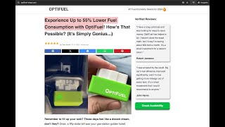 OptiFuel Fuel Saver Review Miracle or Scam Uncover the Truth Behind the 55 Fuel Savings Claim [upl. by Eninnej355]