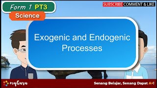 Form 1  Science  Exogenic and Endogenic Processes of Landscape Formations [upl. by Cannell]