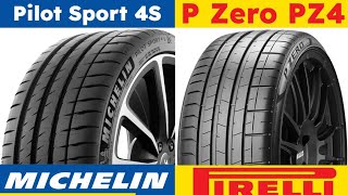 Michelin Pilot Sport 4S vs Pirelli P Zero PZ4 [upl. by Atiekram]