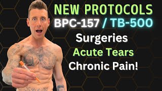 Heal Injuries 4 Times Faster BPC157TB500 Best Protocols For Acute Tears amp Chronic Pain [upl. by Tamer]