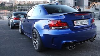 BMW 1M Coupe w LOUD Akrapovic Evolution Exhaust System [upl. by Analaj609]