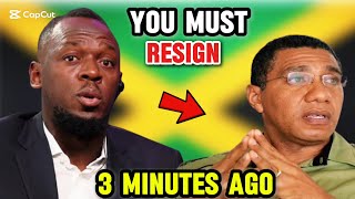 MUST SEE Fearless Usain Bolt Goes Wild On Jamaican Government Nowhere To Hide For Politicians [upl. by Almeida]