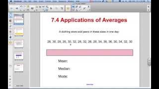 74  Applications of Averages [upl. by Arotahs]