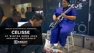 Keeley Electronics Presents Winter NAMM 2020 Shorts  Celisse w Fuzz Bender ECCOS Omni Reverb [upl. by Ursuline]