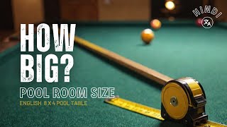 How NOT to Buy a Pool Table 🎱  Room amp Table Dimensions  Part 1 Hindi [upl. by Sophey239]