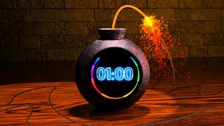 1 Minute Timer Bomb 3D TIMER 💣 [upl. by Adnilra]