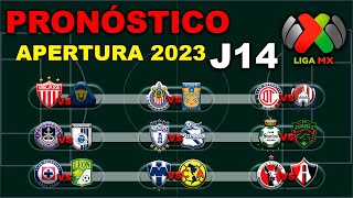 ⚽ El mejor PRONÓSTICO para la JORNADA 14 de la LIGA MX APERTURA 2023  Análisis  Predicción [upl. by Ahsikam]