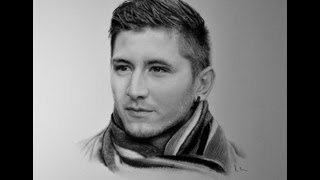 Schnelle fotorealistische Zeichnung  realistic portrait HD  speed drawing [upl. by Thilde242]