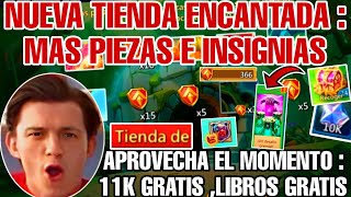 NUEVA TIENDA ENCANTADA💯  MAS PIEZAS O INSIGNIAS  CONSEJO Y TRUCO🔥  APROVECHA Y MAS  LORDS MOBILE [upl. by Kyte]