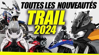 Toutes les nouveautés Trail 2024  EICMA 2023 [upl. by Schaper311]