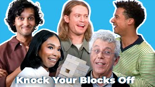 INTERVIEW WITH THE VAMPIRE cast plays KNOCK YOUR BLOCKS OFF  TV Insider [upl. by Philip]