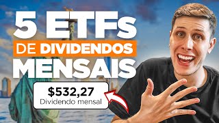 TOP 5 ETFs de Dividendos Mensais em DÃ³lar para 2023 [upl. by Riesman]