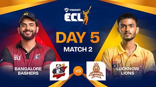 ECL  Match 11  Bangalore Bashers vs Lucknow Lions  Abhishek Malhan vs Anurag Dwivedi [upl. by Jahdai]