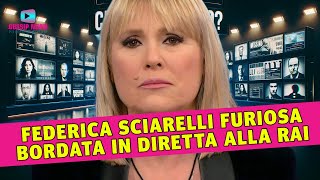 Federica Sciarelli Furiosa Bordata Alla Rai Durante La Diretta [upl. by Estes]