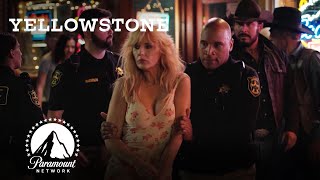 Bozeman Bar Brawl  Yellowstone  Paramount Network [upl. by Acirred]