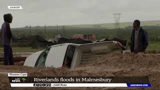 Western Cape  Riverlands floods in Malmesbury [upl. by Denoting]