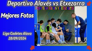 Deportivo Alavés vs Etxezarra Mejores FOTOSCadetes [upl. by Wanyen]