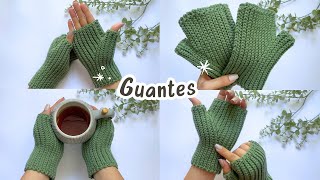 MitonesGuantes Tejidos a Crochet con Punto Deslizado  Tutorial Hebras Crochet [upl. by Aneleasor]