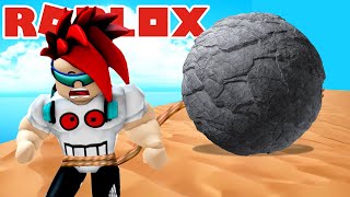 ROBLOX pero es un OBBY IMPOSIBLE  OBBY de CARGAR una ROCA  Juegos Luky [upl. by Tnek]