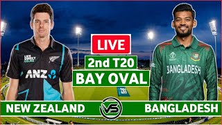 Bangladesh vs New Zealand 2nd T20 Live Scores  BAN vs NZ T20 Live Scores amp Commentary  NZ Innings [upl. by Mallis]