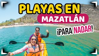 PLAYAS en MAZATLAN 🔴 Las mejores playas para nadar ✅ BONUS Tour ISLA DE LOS VENADOS ► Sin Postal 4K [upl. by Eekcaj465]