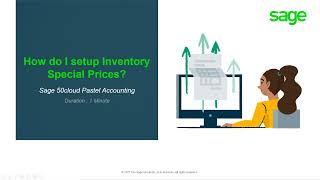 Sage 50cloud Pastel ZA  How to set up Inventory Special Prices [upl. by Sillek]