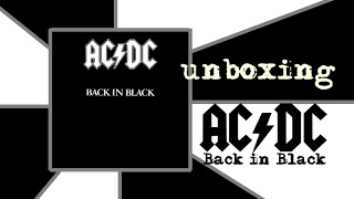 CD ACDC Back in Black  UNBOXING [upl. by Ijic157]