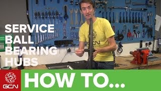 How To Service Shimano Ball Bearing Hubs  Service A Shimano Hub [upl. by Glori]