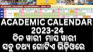 ACADEMIC CALENDAR 202324 ELEMENTARY ACADEMIC CALENDAR 2324SECONDARY ACADEMIC CALENDAR 202324 [upl. by Ut]